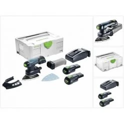Festool DTSC 400 Li-Basic 18V Ponceuse Delta Hybride Sans Fil + Coffret Systainer+ 2x Batteries 3,1 Ah + Chargeur ( 575710 )