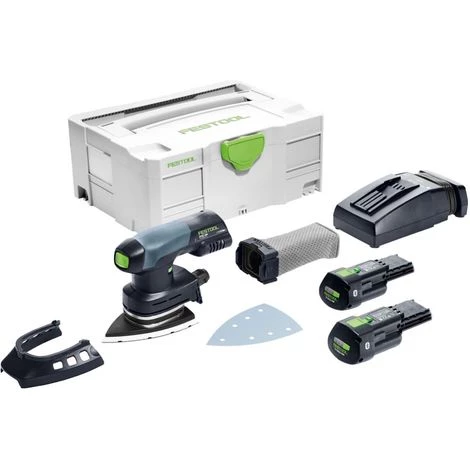Festool DTSC 400 Li-Basic 18V Ponceuse Delta Hybride Sans Fil + Coffret Systainer+ 2x Batteries 3,1 Ah + Chargeur ( 575710 ) 4 Festool DTSC 400 Li-Basic 18V Ponceuse Delta Hybride Sans Fil + Coffret Systainer+ 2x Batteries 3,1 Ah + Chargeur ( 575710 ) – Image 2