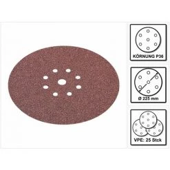 Festool STF D225/8 Saphir Abrasif 225 Mm P36 SA / 25 Pièces ( 495175 ) -Festool Soldes Magasin 11276211 3