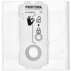FESTOOL 5 Sacs Filtre SELFCLEAN SC-FIS-CT MINI/MIDI-2/5 - 204308