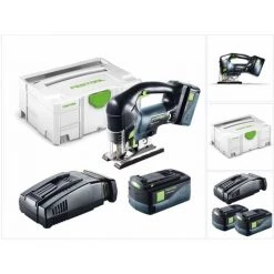 Festool PSBC 420 Li 5,2 EB-Basic CARVEX Scie Sauteuse Sans Fil + Boîtier Systainer + 2x Batteries BP 18 Li 5,2 AS 18V 5,2 Ah + Chargeur SCA 8 Li-Ion 9 Festool PSBC 420 Li 5,2 EB-Basic CARVEX Scie Sauteuse Sans Fil + Boîtier Systainer + 2x Batteries BP 18 Li 5,2 AS 18V 5,2 Ah + Chargeur SCA 8 Li-Ion -Festool Soldes Magasin 12176726 3