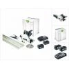 Festool TSC 55 Li 5,2 REBI-Set-SCA-FS Scie Plongeante Sans Fil 18 V / 36 V + Systainer + 2 X Batteries 5,2 Ah + Chargeur ( 575745 )