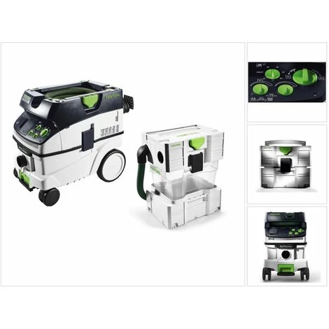 Festool CTM 26 E AC CLEANTEC Aspirateur Mobile (574978) + Filtre Cyclonique Festool CT CT-VA-20 (204083) 7 Festool CTM 26 E AC CLEANTEC Aspirateur Mobile (574978) + Filtre Cyclonique Festool CT CT-VA-20 (204083) – Image 5