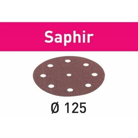Festool Abrasifs STF D125/8 P50 SA/25 Saphir - 493126 3 Festool Abrasifs STF D125/8 P50 SA/25 Saphir - 493126