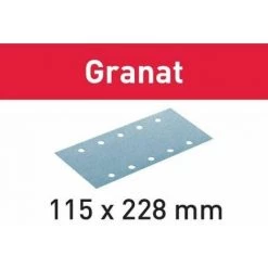 Festool Abrasifs STF 115X228 P60 GR/50 Granat - 498945