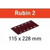 Festool Abrasifs STF 115X228 P100 RU2/50 Rubin 2 - 499033 -Festool Soldes Magasin 1338671 1