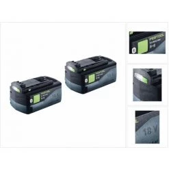 Festool Power Set 5,2 ASI Ensemble De - 2x Batteries BP 18 Li 5,2 ASI Bluetooth ( 202479 ) -Festool Soldes Magasin 13454783 5
