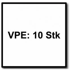 Festool S 75/1,5/10 Plastics Profile Lame De Scie - 10 Pièces. ( 204268 ) Pour Profilés En Plastique, Verre Acrylique Et Plastiques Souples, Acier HCS