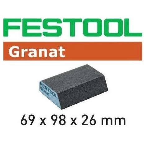 Éponge De Ponçage 69x98x26 120 CO GR/6 - Festool 3 Éponge De Ponçage 69x98x26 120 CO GR/6 - Festool