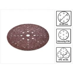 Festool STF D225 / 48 Saphir Disques De Ponçage P36 225 Mm - 50 Pièces (2x 205652) 11 Festool STF D225 / 48 Saphir Disques De Ponçage P36 225 Mm - 50 Pièces (2x 205652) -Festool Soldes Magasin 45800334 5