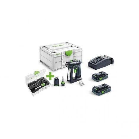Perceuse-visseuse Sans Fil C 18 HPC 4,0 I-Plus | 577187 - Festool 3 Perceuse-visseuse Sans Fil C 18 HPC 4,0 I-Plus | 577187 - Festool
