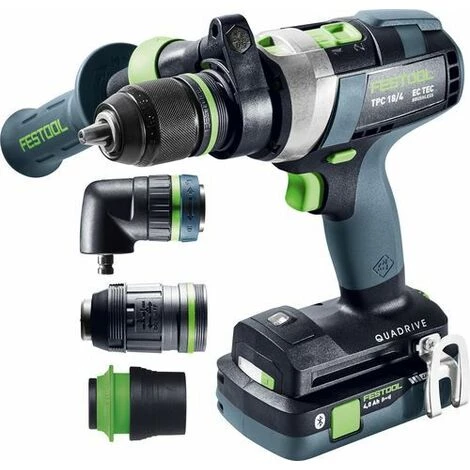 Festool Perceuse-visseuse à Percussion Sans Fil QUADRIVE TPC 18/4 5,2/4,0 I-Set/XL - 577248 4 Festool Perceuse-visseuse à Percussion Sans Fil QUADRIVE TPC 18/4 5,2/4,0 I-Set/XL - 577248 – Image 2