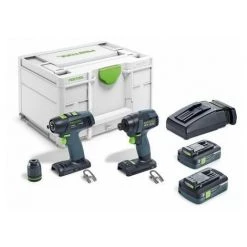 Festool Set De Vissage Sans Fil TID 18 HPC 4,0 I-Set T18 - 577244