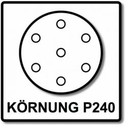 Festool STF D150/48 Disques Abrasifs Granat P240 150 Mm - Pour RO 150, ES 150, ETS 150, ETS EC 150, LEX 150, WTS 150, HSK-D 150 - 200 Pcs. ( 2x 575168 ) -Festool Soldes Magasin 56058333 4