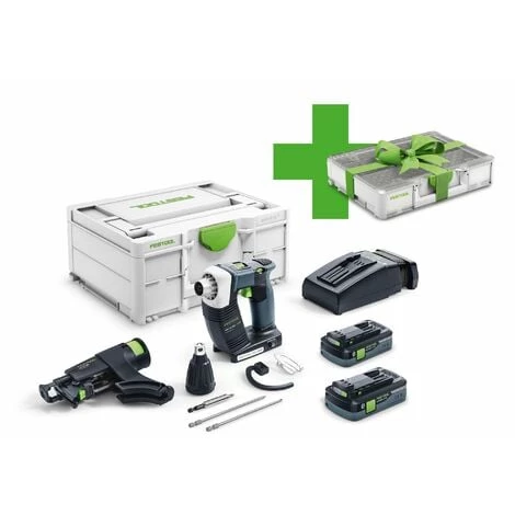 Festool DWC 18-4500 I-Plus Organizer Edition - Visseuse Sans Fil Pour Plaquiste 3 Festool DWC 18-4500 I-Plus Organizer Edition - Visseuse Sans Fil Pour Plaquiste