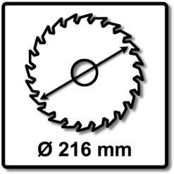 Festool ALUMINIUM/PLASTICS TF64 Lame De Scie Circulaire, HW 216 X 30 X 2,3 Mm, TF64, 216 Mm, 64 Dents, 3 Pcs. (3x 500122) -Festool Soldes Magasin 58693179 3