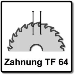 Festool ALUMINIUM/PLASTICS TF64 Lame De Scie Circulaire, HW 216 X 30 X 2,3 Mm, TF64, 216 Mm, 64 Dents, 3 Pcs. (3x 500122) -Festool Soldes Magasin 58693179 4