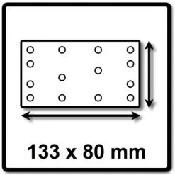 Festool STF 80x133 RU2/50 Bande Abrasive Rubin 2 P150 80 X 133 Mm, Pour Ponceuses Vibrantes RTS 400, RTSC 400, RS 400, RS 4, LS 130, 200 Pcs. (4x 499051) -Festool Soldes Magasin 59257935 3