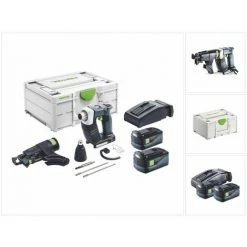 Festool DURADRIVE DWC 18-4500 Basic Visseuse Pour Plaquiste Sans Fil, Sans Balai, 14 Nm 18 V + 2x Batteries 5,2 Ah + Chargeur + Coffret Systainer -Festool Soldes Magasin 67638900 4
