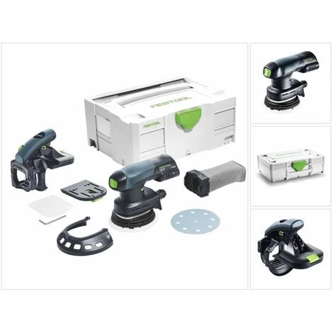 Festool ETSC 125 Li-Basic Ponceuse Excentrique Sans Fil 125 Mm, Sans Balai 18 V + Coffret + Aide Au Positionnement AH-ES-ETS/ETSC 43 - 92° - Sans Batterie, Sans Chargeur 3 Festool ETSC 125 Li-Basic Ponceuse Excentrique Sans Fil 125 Mm, Sans Balai 18 V + Coffret + Aide Au Positionnement AH-ES-ETS/ETSC 43 - 92° - Sans Batterie, Sans Chargeur