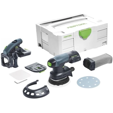 Festool ETSC 125 Li-Basic Ponceuse Excentrique Sans Fil 125 Mm, Sans Balai 18 V + Coffret + Aide Au Positionnement AH-ES-ETS/ETSC 43 - 92° - Sans Batterie, Sans Chargeur 4 Festool ETSC 125 Li-Basic Ponceuse Excentrique Sans Fil 125 Mm, Sans Balai 18 V + Coffret + Aide Au Positionnement AH-ES-ETS/ETSC 43 - 92° - Sans Batterie, Sans Chargeur – Image 2