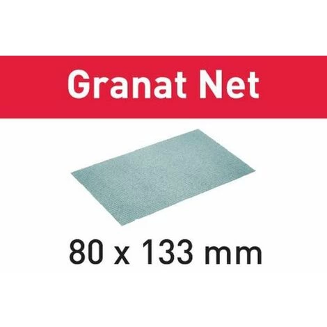 Festool Abrasif Maillé STF 80x133 P320 GR NET/50 Granat Net - 203292 3 Festool Abrasif Maillé STF 80x133 P320 GR NET/50 Granat Net - 203292