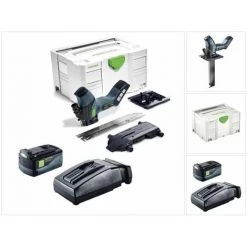 Festool ISC 240 Li 18 V Scie Sans Fil Pour Matériaux Isolants En Coffret Systainer + 1x Batterie BP 18 Li 5,2 As 18V 5,2 Ah Li-Ion + Chargeur TCL 6 -Festool Soldes Magasin 9480800 5