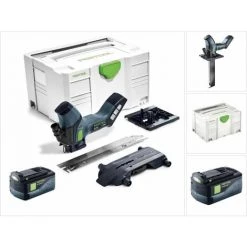 Festool ISC 240 Li 18 V Scie Sans Fil Pour Matériaux Isolants En Coffret Systainer + 1x Batterie 5,2 Ah ASI Bluetooth - Sans Chargeur