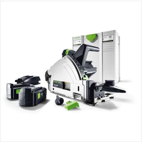 Festool TSC 55 REB-Li Plus Scie Plongeante Sans Fil 18 / 36 V Avec Boîtier Systainer Inclus 2x BP Batterie & Chargeur TCL 6 ( 201389 ) 4 Festool TSC 55 REB-Li Plus Scie Plongeante Sans Fil 18 / 36 V Avec Boîtier Systainer Inclus 2x BP Batterie & Chargeur TCL 6 ( 201389 ) – Image 2