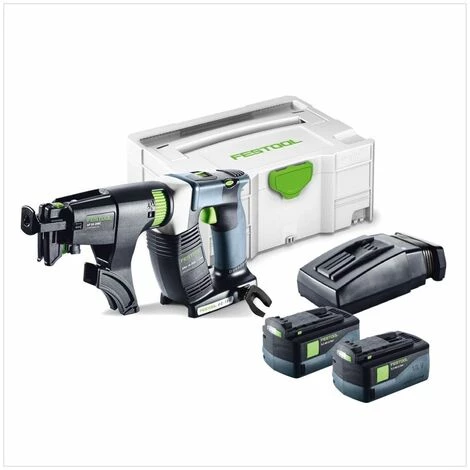 Festool DWC 18-4500 LI Plus Visseuse Sans Fil Pour Plaquistes DURADRIVE Avec Boîtier Systainer Inclus Chargeur De Vis + 2x BP 5,2 Ah AS Batteries + TCL 6 Chargeur ( 574745 ) 4 Festool DWC 18-4500 LI Plus Visseuse Sans Fil Pour Plaquistes DURADRIVE Avec Boîtier Systainer Inclus Chargeur De Vis + 2x BP 5,2 Ah AS Batteries + TCL 6 Chargeur ( 574745 ) – Image 2