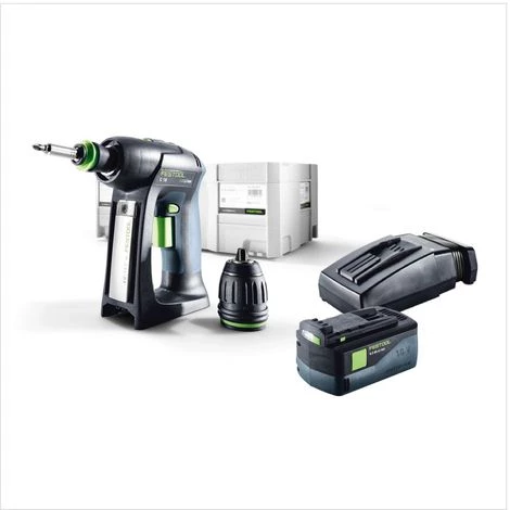 Festool C 18 Li-Basic Starter Perceuse-visseuse Sans Fil Avec Boîtier Systainer + 1x Batterie BP 5,2 Ah + Chargeur TCL 6 4 Festool C 18 Li-Basic Starter Perceuse-visseuse Sans Fil Avec Boîtier Systainer + 1x Batterie BP 5,2 Ah + Chargeur TCL 6 – Image 2