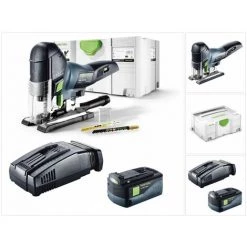 Festool PSC 420 Li 5,2 EB-Plus-SCA Scie Sauteuse Sans Fil CARVEX Avec Boîtier Systainer Inclus 1x Batterie BP 18 Li 5,2 AS 18V 5,2 Ah + Chargeur Rapide SCA 8 Li-Ion ( 574714 ) 9 Festool PSC 420 Li 5,2 EB-Plus-SCA Scie Sauteuse Sans Fil CARVEX Avec Boîtier Systainer Inclus 1x Batterie BP 18 Li 5,2 AS 18V 5,2 Ah + Chargeur Rapide SCA 8 Li-Ion ( 574714 ) -Festool Soldes Magasin 9480835 3