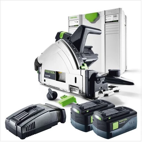Festool TSC 55 Li 5,2 REB-Plus-SCA Scie Circulaire Plongeante Sans Fil Avec Boîtier Systainer + 2x Batteries BP 18 Li 5,2 AS 18V 5,2 Ah + Chargeur Rapide SCA 8 Li-Ion ( 201396 ) 4 Festool TSC 55 Li 5,2 REB-Plus-SCA Scie Circulaire Plongeante Sans Fil Avec Boîtier Systainer + 2x Batteries BP 18 Li 5,2 AS 18V 5,2 Ah + Chargeur Rapide SCA 8 Li-Ion ( 201396 ) – Image 2