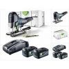Festool PSC 420 Li 5,2 EB-Basic Scie Sauteuse Sans Fil CARVEX Avec Boîtier Systainer + 2x Batteries BP 18 Li 5,2 AS 18V 5,2 Ah + Chargeur Rapide SCA 8 Li-Ion